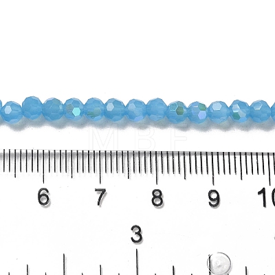 Imitation Jade Glass Beads Strands EGLA-A035-J4mm-L07-1