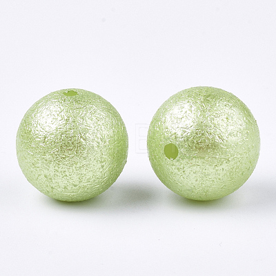 Acrylic Imitation Pearl Beads OACR-T013-01A-05-1