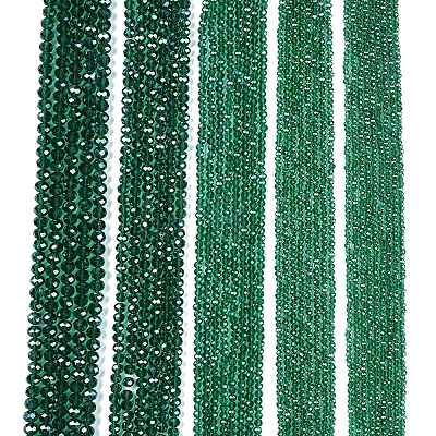 Electroplate Glass Beads Strands EGLA-A044-T6mm-A18-1