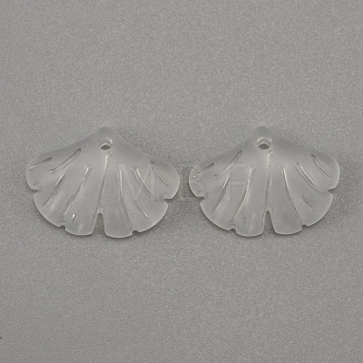 Glass Charms GLAA-WH0033-25-1