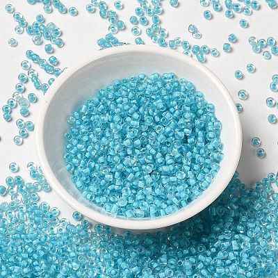 8/0 Transparent Glass Seed Beads SEED-F003-03B-10-1