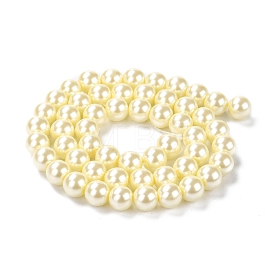 Eco-Friendly Glass Pearl Beads X-HY-J002-8mm-HX003-1