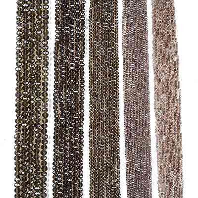Electroplate Glass Beads Strands EGLA-A044-T2mm-A16-1