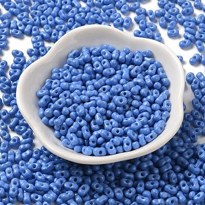 Baking Paint Glass Seed Beads SEED-K009-01A-19-1