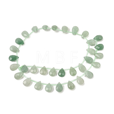 Natural Green Aventurine Beads Strands GG-CBA0487-A01-8x12mm-1