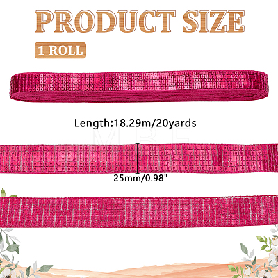 Polyester and Paillette Sequin Trim OCOR-WH0085-65A-1