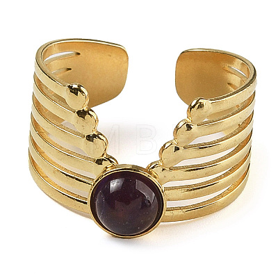 Natural & Synthetic Gemstone Finger Rings RJEW-U027-02G-1