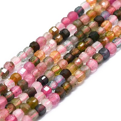 Grade A Natural Tourmaline Beads Strands G-P457-B01-03B-1