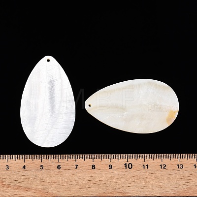 Natural Freshwater Shell Big Pendants SHEL-T020-02-1