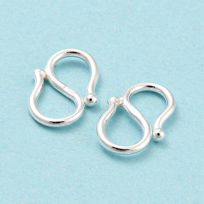 925 Sterling Silver S-Hook Clasps STER-K175-05S-1