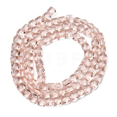 Transparent Glass Beads Strands GLAA-L050-A12-1