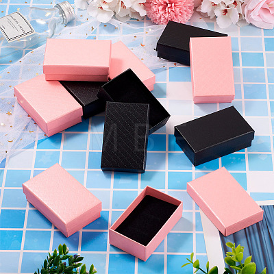 Rectangle Cardboard Paper Jewelry Box CON-TAC0015-01A-1