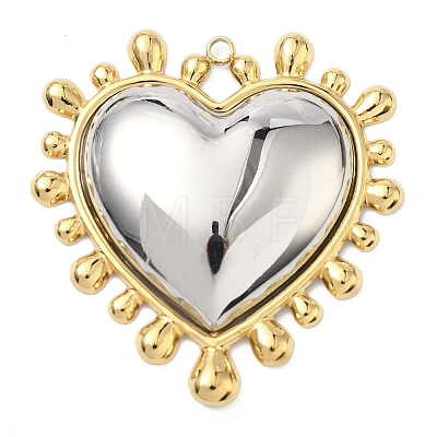 Two-tone 304 Stainless Steel Big Pendants STAS-G371-19P-1
