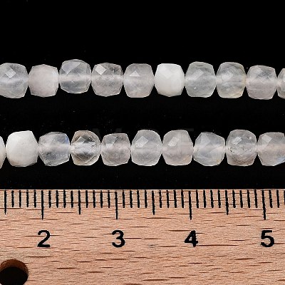 Natural Rainbow Moonstone Beads Strands G-G140-C01-01-1