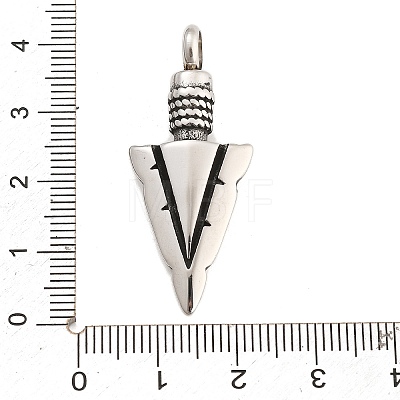 304 Stainless Steel Pendants STAS-A112-12AS-1
