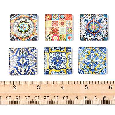 1 Bag Glass Cabochons GGLA-FS0001-19B-1