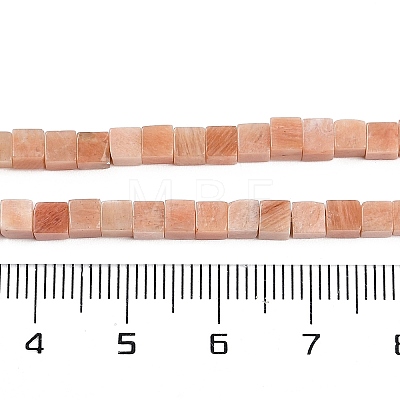 Natural Pink Aventurine Beads Strands G-B129-A11-01-1