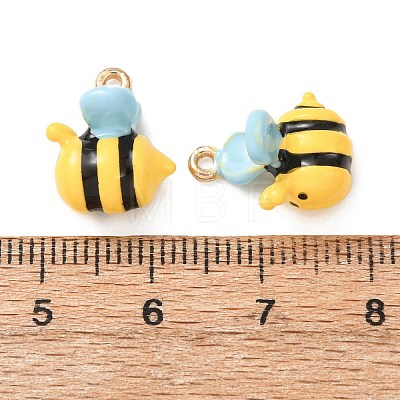Alloy Enamel Pendants ENAM-F162-02B-03-1