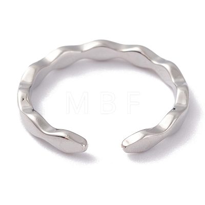 Brass Cuff Rings RJEW-P020-13P-1