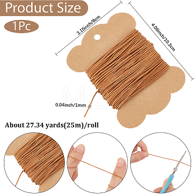 25M Round Cowhide Leather Cord WL-CL0001-40-1