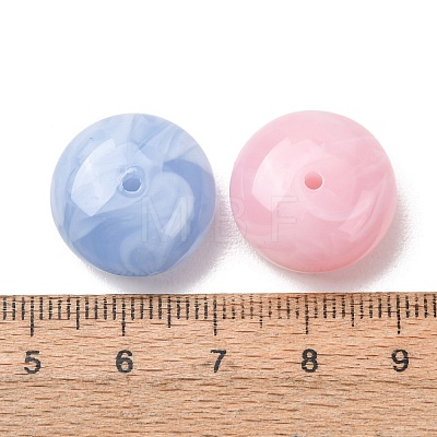 Two-Tone Imitation Gemstone Acrylic Beads AC-CBA7B05-36-1