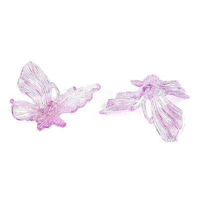 Transparent Plastic Pendants KY-N025-44F-1