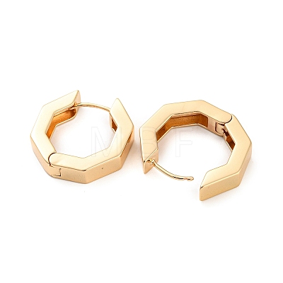 Brass Hoop Earrings EJEW-G363-05KCG-1