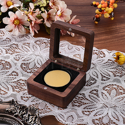 Wooden Badge Packing Magnetic Boxes CON-WH20006-017A-1