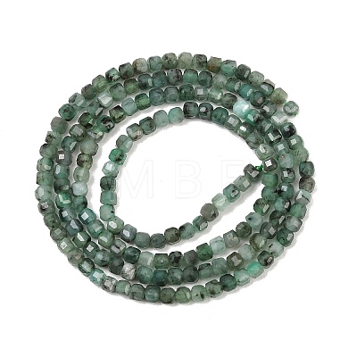 Natural Emerald Beads Strands G-B175-C04-2x2mm-1