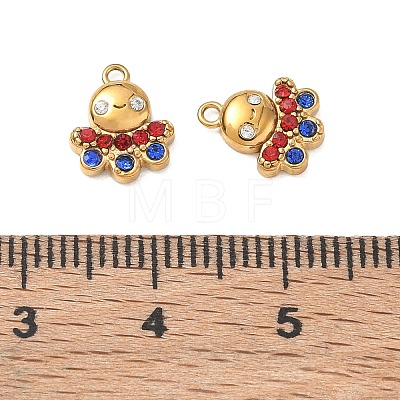 304 Stainless Steel Pendants RB-CBAC830-04G-05-1