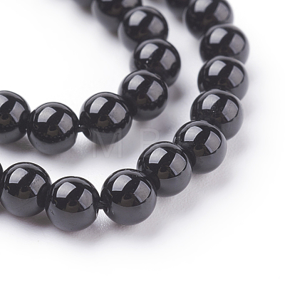Natural Tourmaline Beads Strands G-G099-4mm-11-1