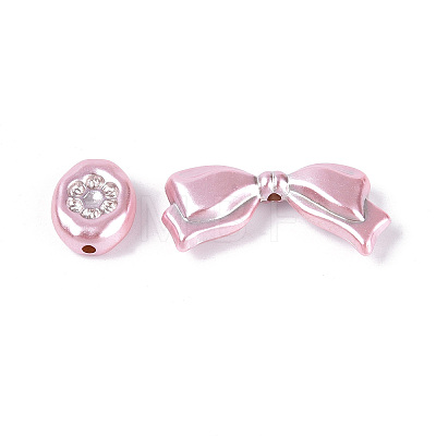 Pearlized Opaque Acrylic Beads OACR-T029-04C-1