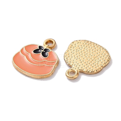 Alloy Enamel Pendants ENAM-O001-11T-G-1