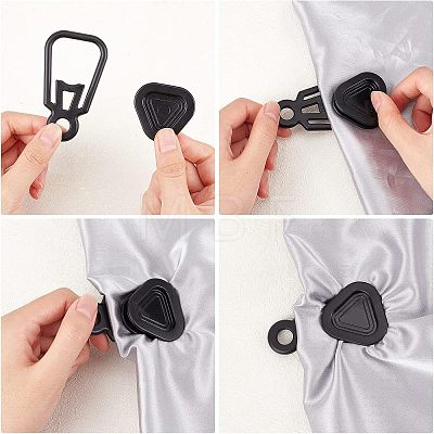 SUPERFINDINGS Plastic & Aluminium Alloy Tarp Clips TOOL-FH0001-19-1