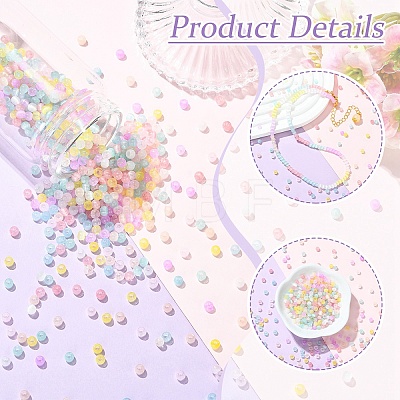2272Pcs 8 Colors Drawbench Style Glass Seed Beads SEED-YW0003-21-1