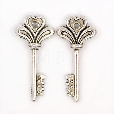 Tibetan Style Alloy Pendants TIBEP-16487-AS-FF-1