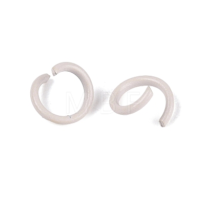 Spray Painted Iron Open Jump Rings IFIN-T017-04C-19-1
