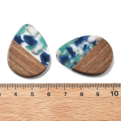 Resin and Walnut Pendants FIND-R051-04C-1