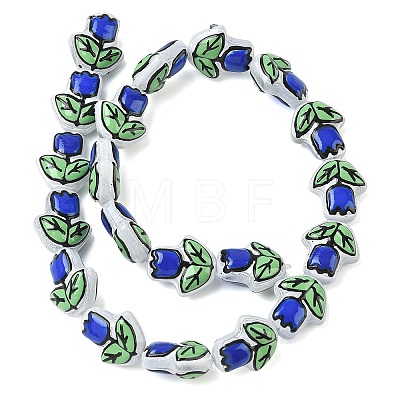 Transparent Glass Enamel Beads LAMP-C023-01B-1