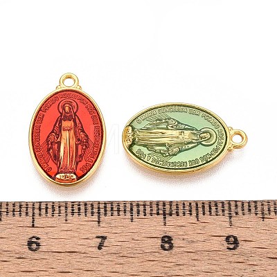 Brass Enamel Pendants KK-S345-179-1