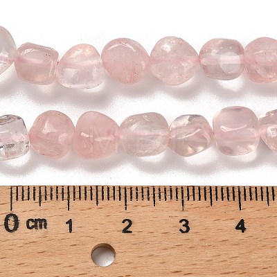 Natural Rose Quartz Beads Strands G-P497-01E-79A-1