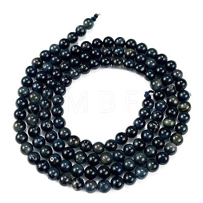 Natural Blue Tiger Eye Beads Strands G-M438-A04-01-1
