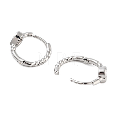 Rack Plating Brass Hoop Earrings EJEW-N055-34P-RS-1