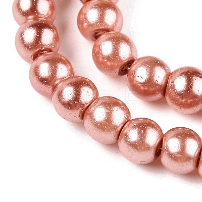 Baking Painted Glass Pearl Bead Strands HY-Q003-3mm-50-A-1