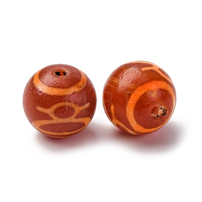 Tibetan Style dZi Beads TDZI-NH0001-D01-01B-1
