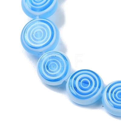 Handmade Lampwork Beads Strands LK-R004-50D-1