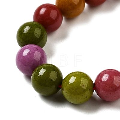 Dyed Natural Malaysia Jade Beads Strands G-G021-02B-18-1