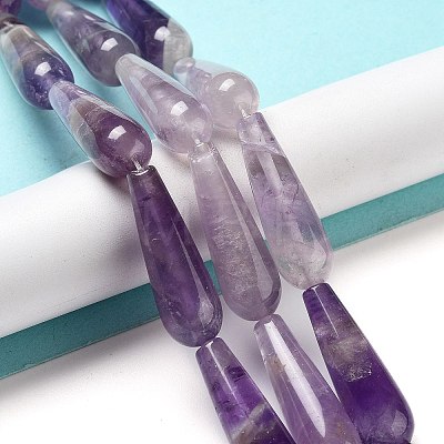 Natural Amethyst Beads Strands G-P528-H15-01-1