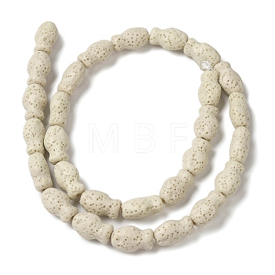 Natural Lava Rock Beads Strands G-U007-01F-1