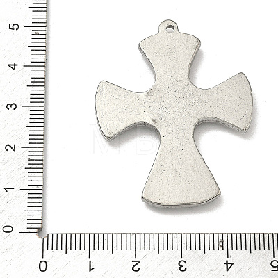 304 Stainless Steel Pendants STAS-P449-03C-P-1